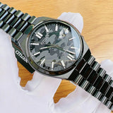  Shop Authentic Citizen Tsuyosa Automatic Camouflage Black Dial Black Steel Strap Watch For Men - NJ0155-87E - Luxxuri