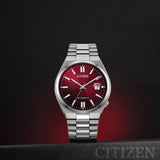  Shop Authentic Citizen Tsuyosa Automatic Red Dial Silver Steel Strap Watch For Men - NJ0150-56W - Luxxuri