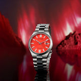  Shop Authentic Citizen x Pantone Automatic Blazing Red Dial Silver Steel Strap Watch For Men - NJ0158-89W - Luxxuri