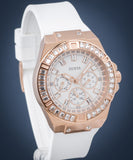  Shop Authentic Guess Venus Diamonds White Dial White Rubber Strap Watch for Women - GW0118L4 - Luxxuri