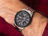  Shop Authentic Tommy Hilfiger Austin Black Dial Silver Steel Strap Watch for Men - 1791639 - Luxxuri