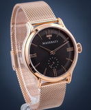  Shop Authentic Maserati Epoca Anthracite Dial Rose Gold Mesh Bracelet Watch For Men - R8853118004 - Luxxuri