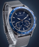  Shop Authentic Maserati Traguardo 45mm Chronograph Blue Dial Watch For Men - R8873612009 - Luxxuri