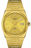  Shop Authentic Tissot PRX Powermatic 80 Gold Dial Gold Steel Strap Watch for Men - T137.407.33.021.00 - Luxxuri