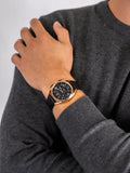  Shop Authentic Maserati Trimarano Chronograph Black Dial Leather Strap Watch For Men - R8871632002 - Luxxuri
