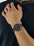  Shop Authentic Tommy Hilfiger Chase Chronograph Grey Dial Brown Leather Strap Watch For Men - 1791487 - Luxxuri