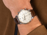  Shop Authentic Fossil Neutra Chronograph White Dial Brown Leather Strap Watch for Men - FS5380 - Luxxuri