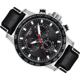  Shop Authentic Tissot Supersport Chrono Black Dial Black Leather Strap Watch for Men - T125.617.16.051.00 - Luxxuri