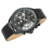  Shop Authentic Tommy Hilfiger Baker Chronograph Black Dial Black Leather Strap Watch For Men  - 1710452 - Luxxuri