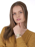  Shop Authentic Tommy Hilfiger Lynn Quartz Gold Dial Gold Mesh Bracelet Watch For Women - 1781864 - Luxxuri
