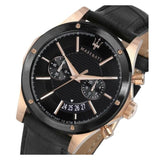  Shop Authentic Maserati Circuito Black Dial Black Leather Strap Watch For Men - R8871627001 - Luxxuri