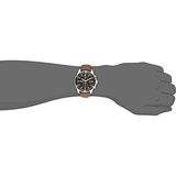  Shop Authentic Fossil Wakefield Black Dial Brown Leather Strap Watch for Men - CH2944 - Luxxuri